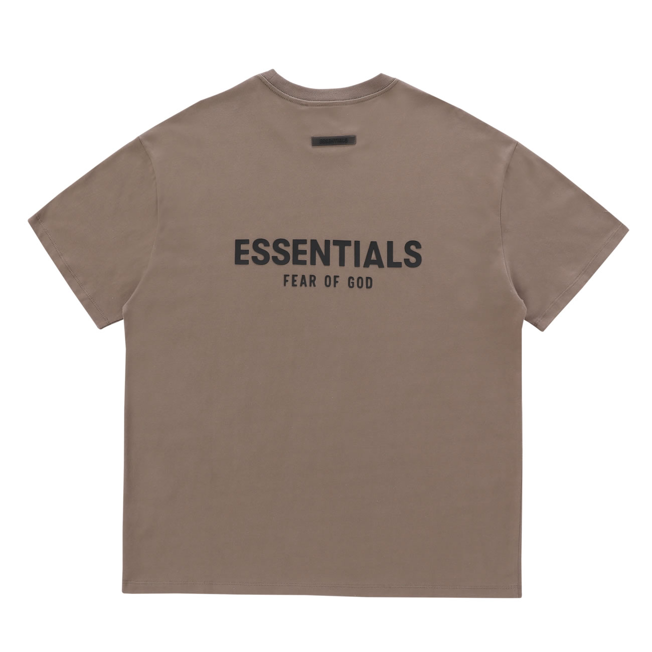 Fear Of God Essentials T Shirt Cream Buttercream Ss21 (3) - newkick.cc